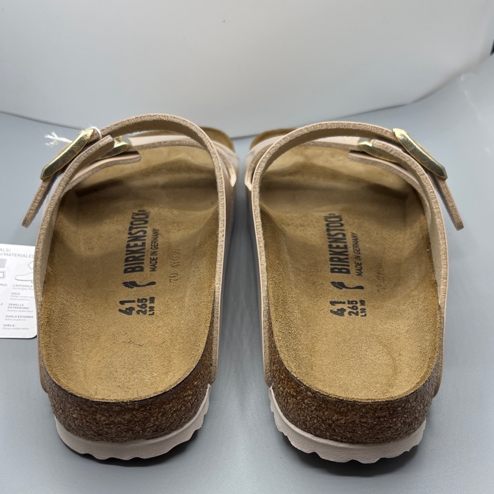 NWT BIRKENSTOCK Arizona Patent Sand Sandals - Picture 4 of 8